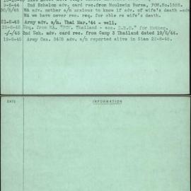 Boneham, W C, WX6347