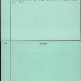 Bonetti Nee Brighenti, Mrs Angelina, [No Service Number]