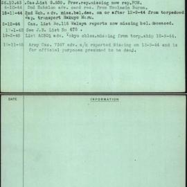 Brimage, R V, SX5391