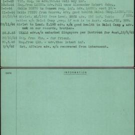 Cameron, Alexander Robert John (Bert), Ss Cooneyite Missionary