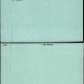 Cleaverley, H E, [No Service Number]