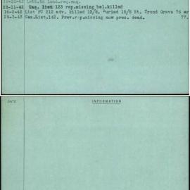 Clegg, William Alex, 400886