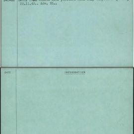 Clegg, Harold C, 1011674