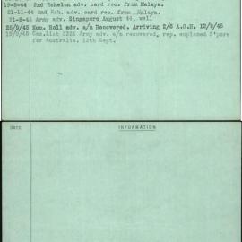 Cook, W C (William Charles), VX51291