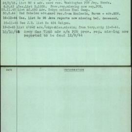 Cook Deceased, W S (William Stanley), NX42352