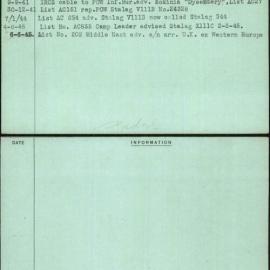 Darcy, W L, NX29147