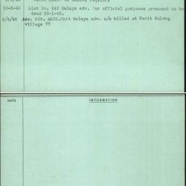 Dare, J N, NX35628