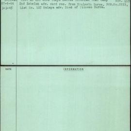 Dare, T G, QX10745
