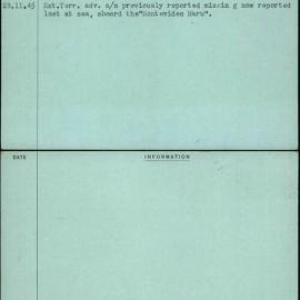 Downs (See Aj Clark), John, Ng2335