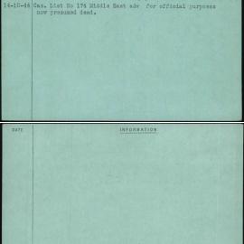 Edwards, F W, WX12329