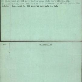 Falkenmire, F J, 411445
