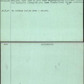 Fallek, Dr Oskar & Family, [No Service Number]