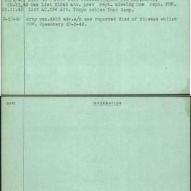 Fletcher, J W, NX39364