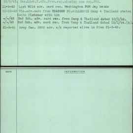 Fletcher, D K, VX45982