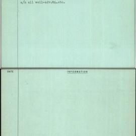 Fuerst, Miss Mathilde, [No Service Number]