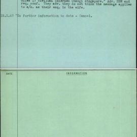Giles Jh, J H, [No Service Number]