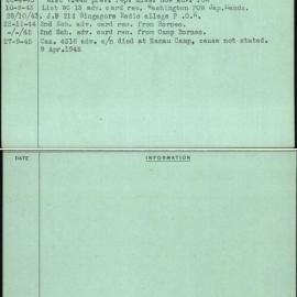 Graham, W H, VX43539