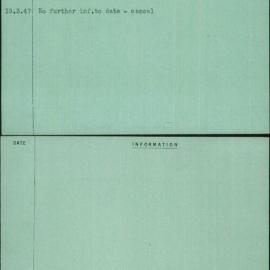 Helblin, Alan Mr, [No Service Number]