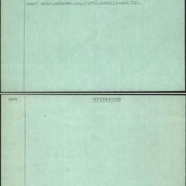 Heller, Rosa Daughter Hellen, [No Service Number]