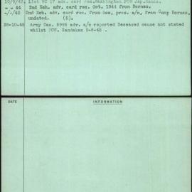 Hodges, R E C, QX10822