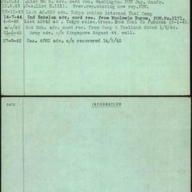 Hudson, (William Thomas) W T, NX4734
