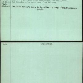 Hudson, V C (Victor Clifford), TX5882