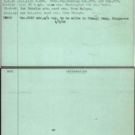 Hudson, G S (George Sture), VX28071