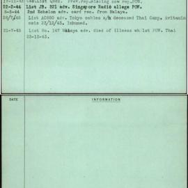 Jakeman, F R, QX10570