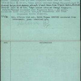 Kerferd, K P, Onw-978