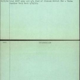 Love, S G (Sidney George), NX41145