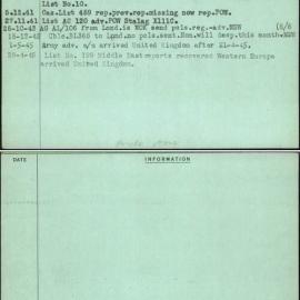 Lovejoy, A W H, NX12997