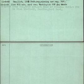 Mathew, W C, NX72106