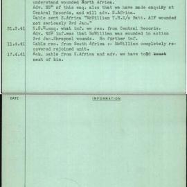 Mcwilliam, Bunny T H, NX7136