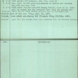 Milliken, R T, VX592