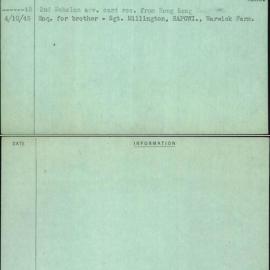 Millington, Victor John, 2357