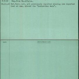 Millington, B, [No Service Number]