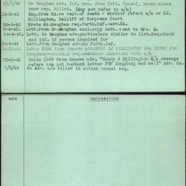 Millington, Henry Sgt, [No Service Number]