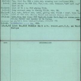 Morris, D H, WX1705