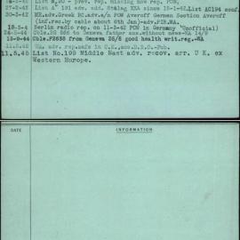 Morris, J G, WX5965