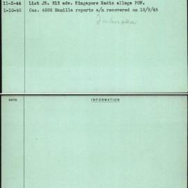 O'Brien, J V (John Vincent), QX9492