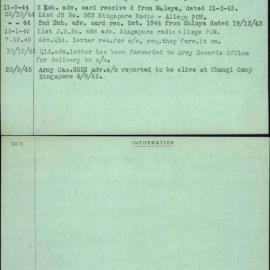 Palmer, R, QX16962