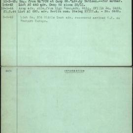 Palmer, G H, WX3874