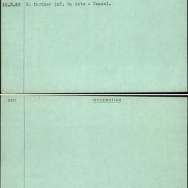 Poulson, Siegfried, [No Service Number]