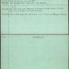 Raven, B W (Benjamin E Willie), NX30839