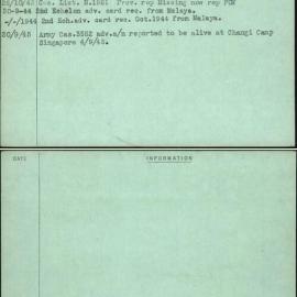 Ravenscroft, A J (Alfred Ravenscroft), NX47301