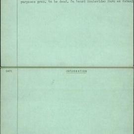 Rawlings, W M, V11484