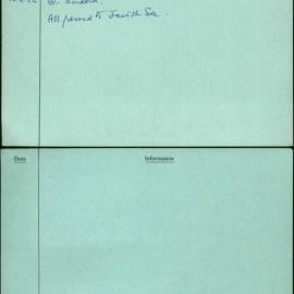 Rawner, Laura, [No Service Number]