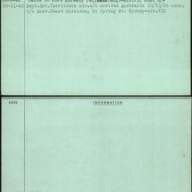 Rev & Mrs Lane & Family, Childred Frere & Barbara, [No Service Number]