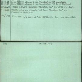 Riley, William, [No Service Number]