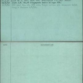 Rossiter, W J, VX39273